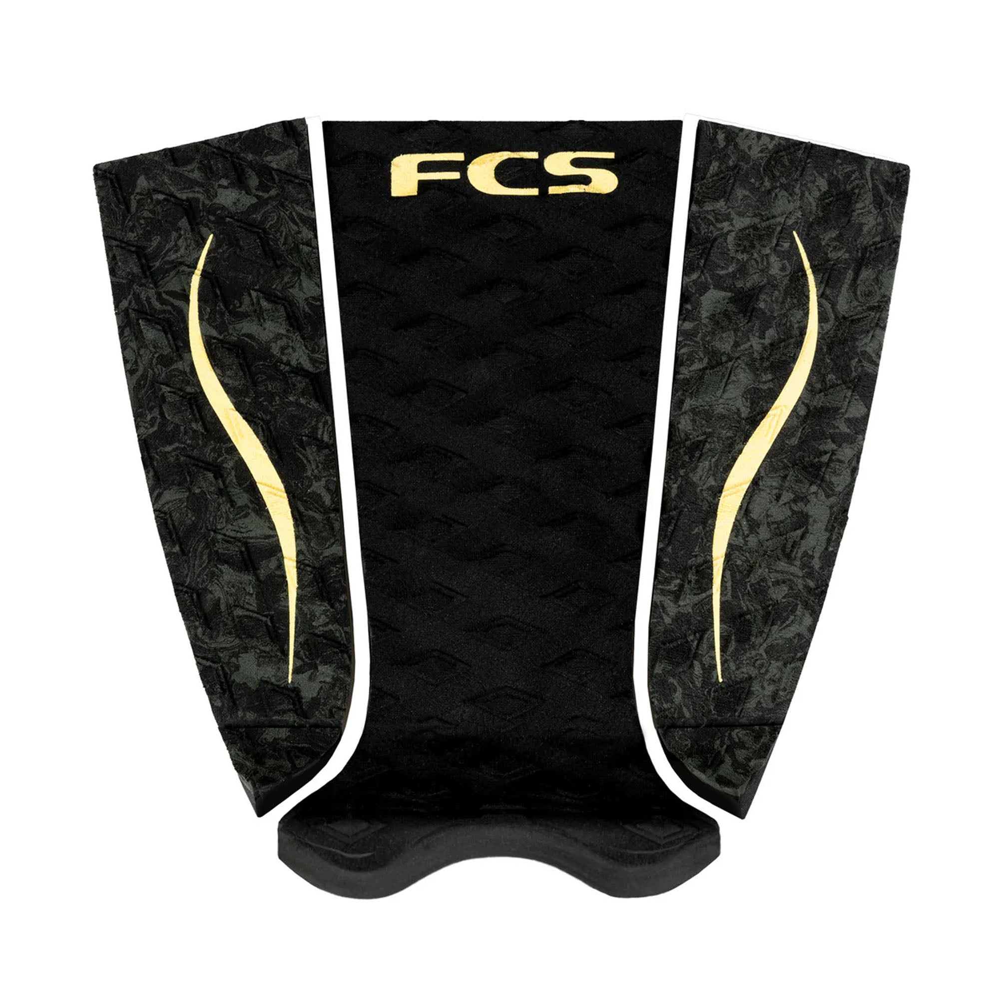 FCS Carissa Moore Arch Traction Pad - Black/Gold