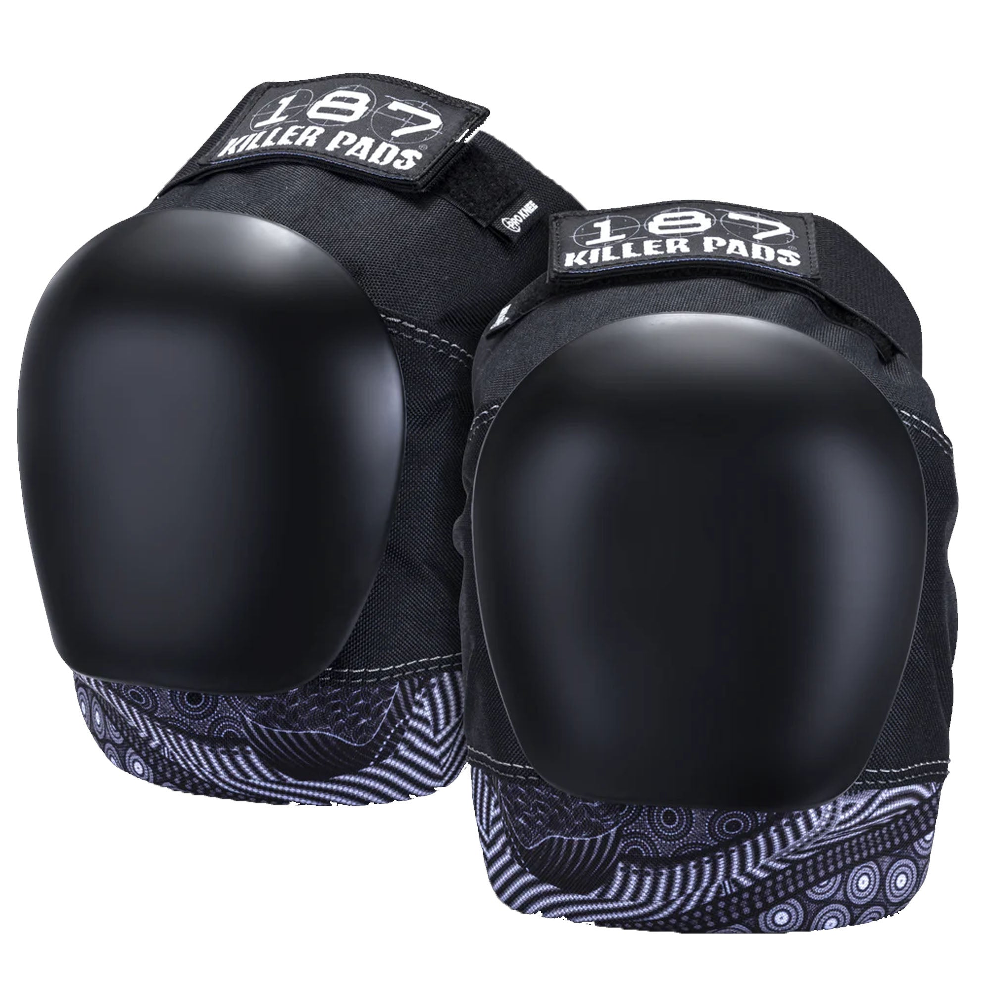 187 Killer Keegan Palmer Pads Fly Knee Pads - Black