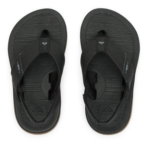 Reef Little Santa Ana Youth Sandals - Black