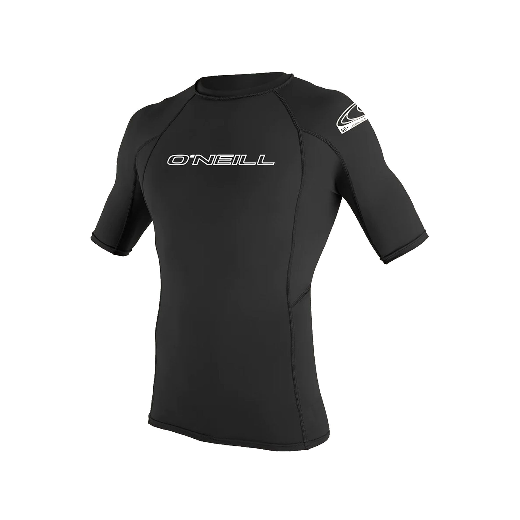 O'Neill Basic Skins Crew S/S Men's Rashguard - Black