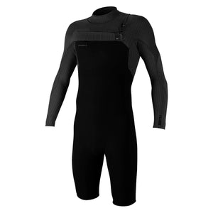 O'Neill Hyperfreak Chest-Zip 2mm Men's L/S Springsuit Wetsuit - Black