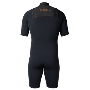 Xcel Comp+ 2mm Men's S/S Spring Suit Wetsuit - Black