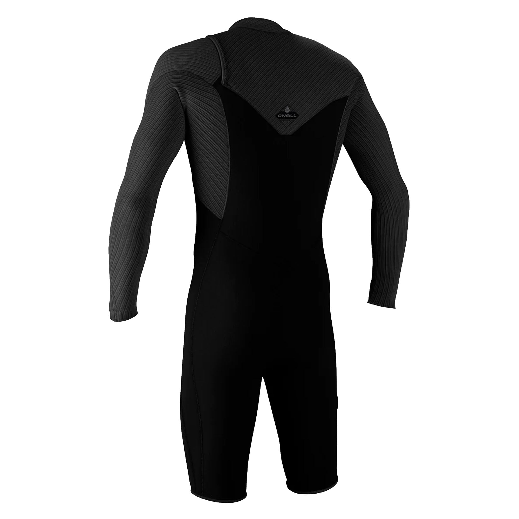 O'Neill Hyperfreak Chest-Zip 2mm Men's L/S Springsuit Wetsuit - Black