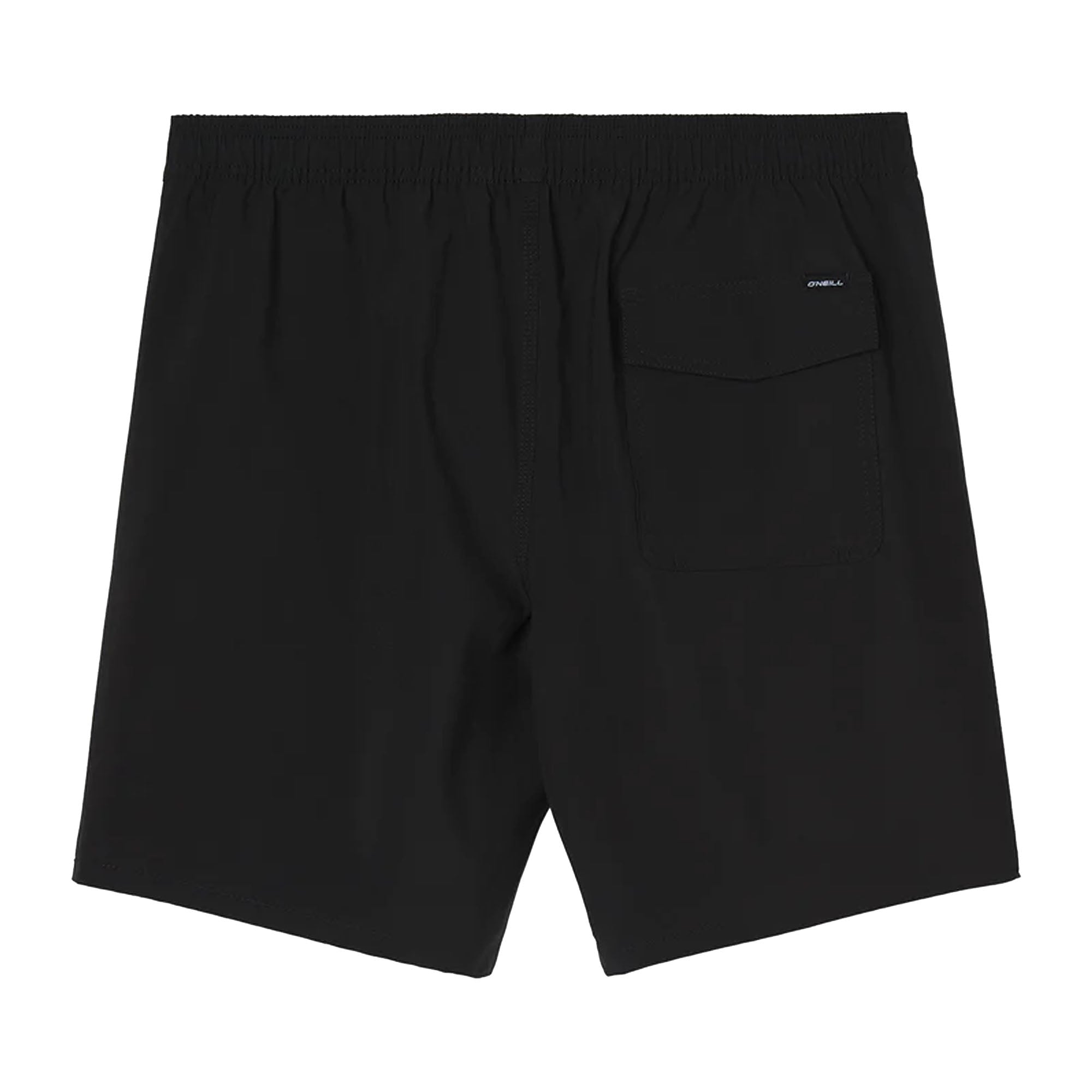 O'Neill Hermosa Solid Elastic Waist Men's Walkshorts - Black