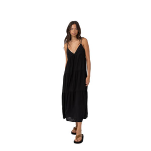 Rhythm Classic Tiered Midi Women's Dress