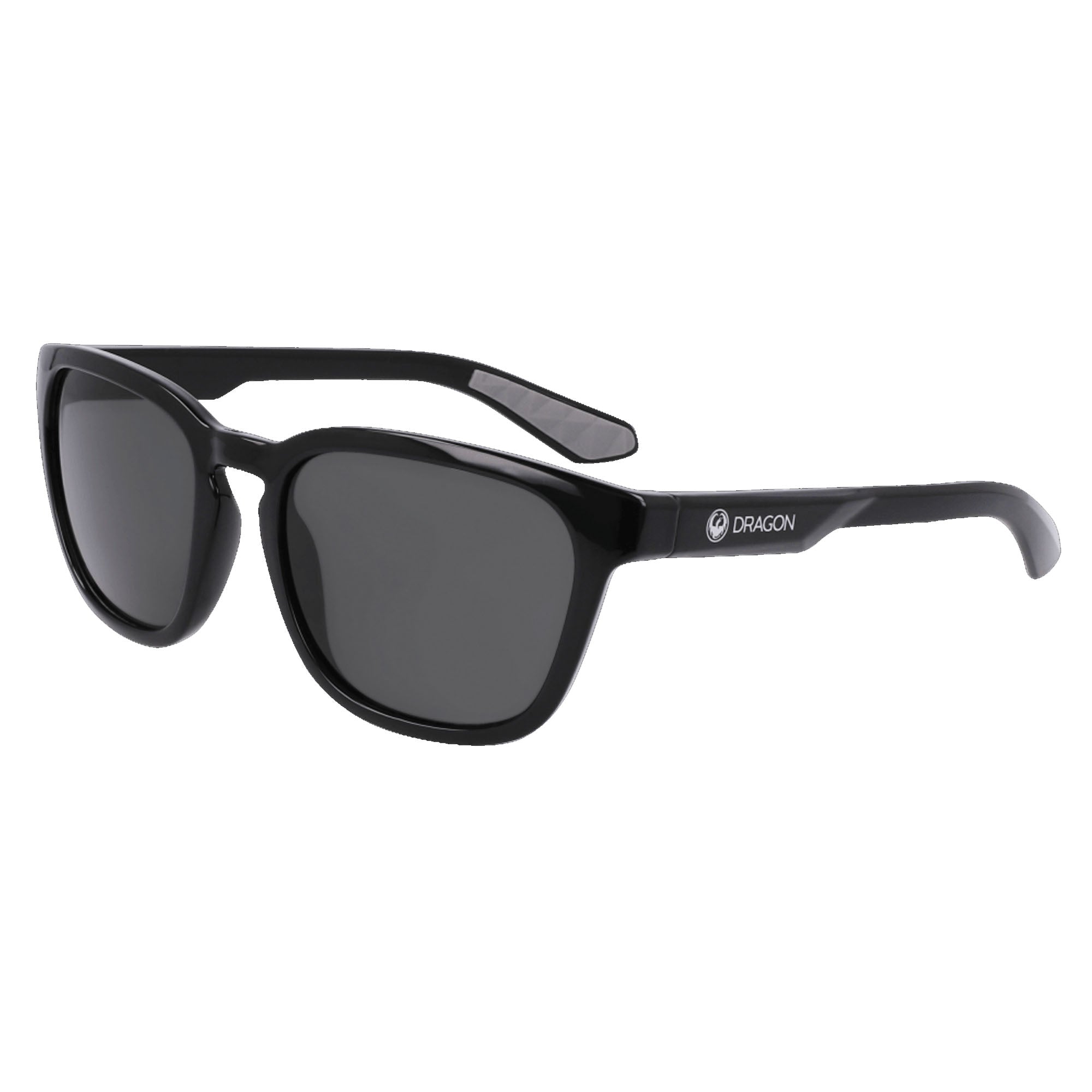 Dragon Dune Men's Sunglasses - Shiny Black/Smoke