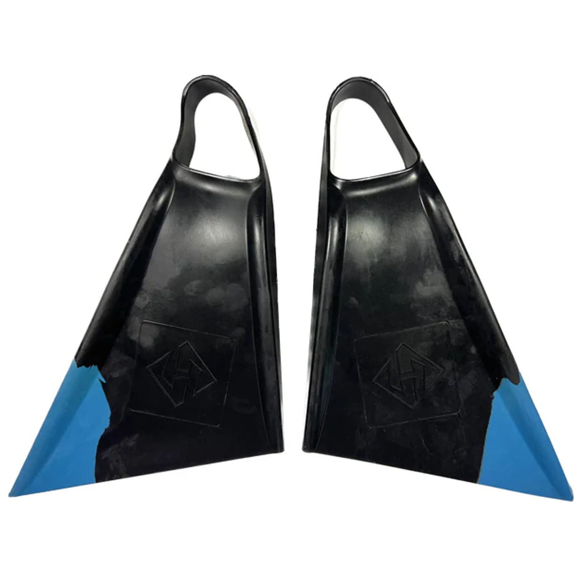 Hubboards Air Hubb Swim Fins - Black/Aqua