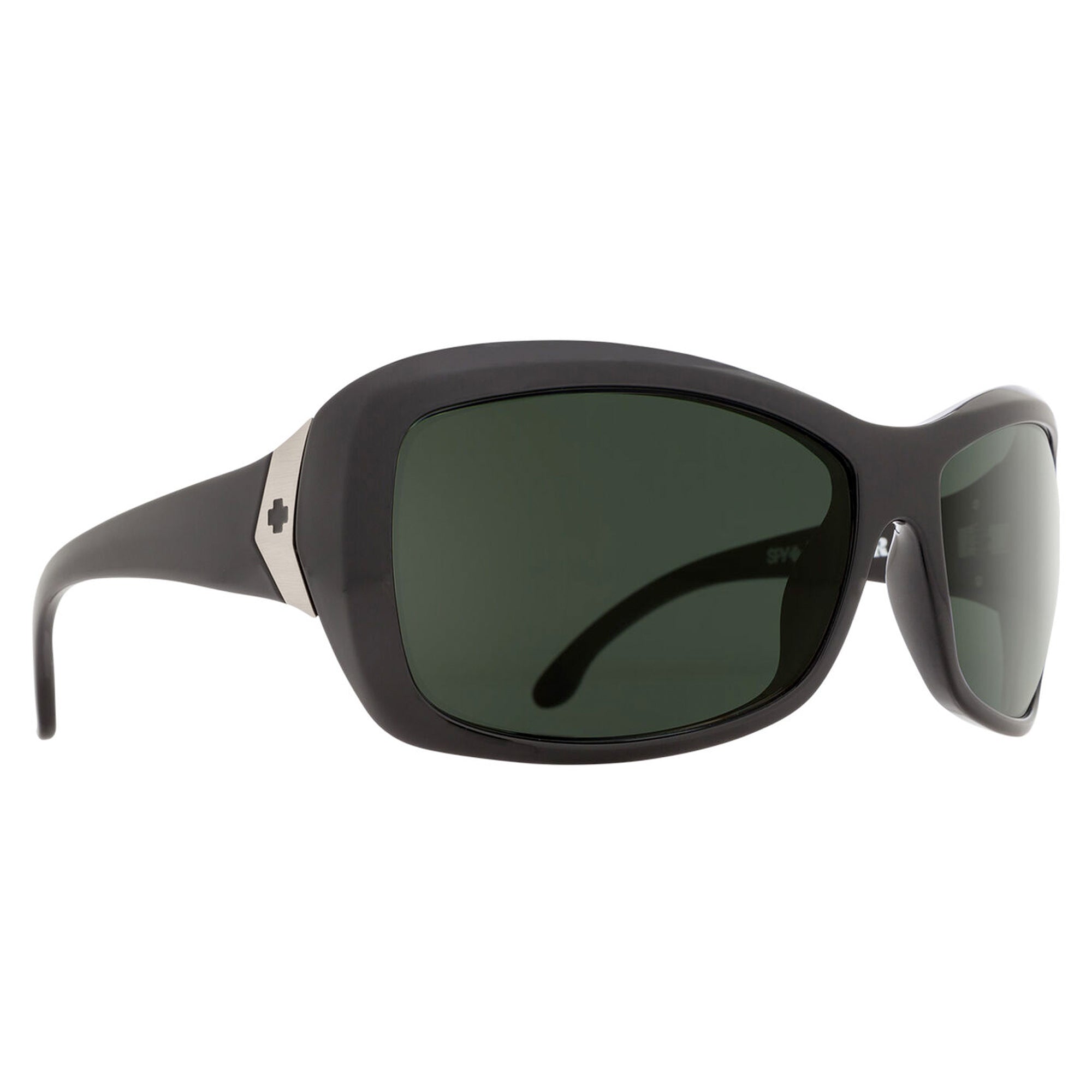 Spy Farrah Women's Sunglasses - Black/Happy Grey Green Polarized