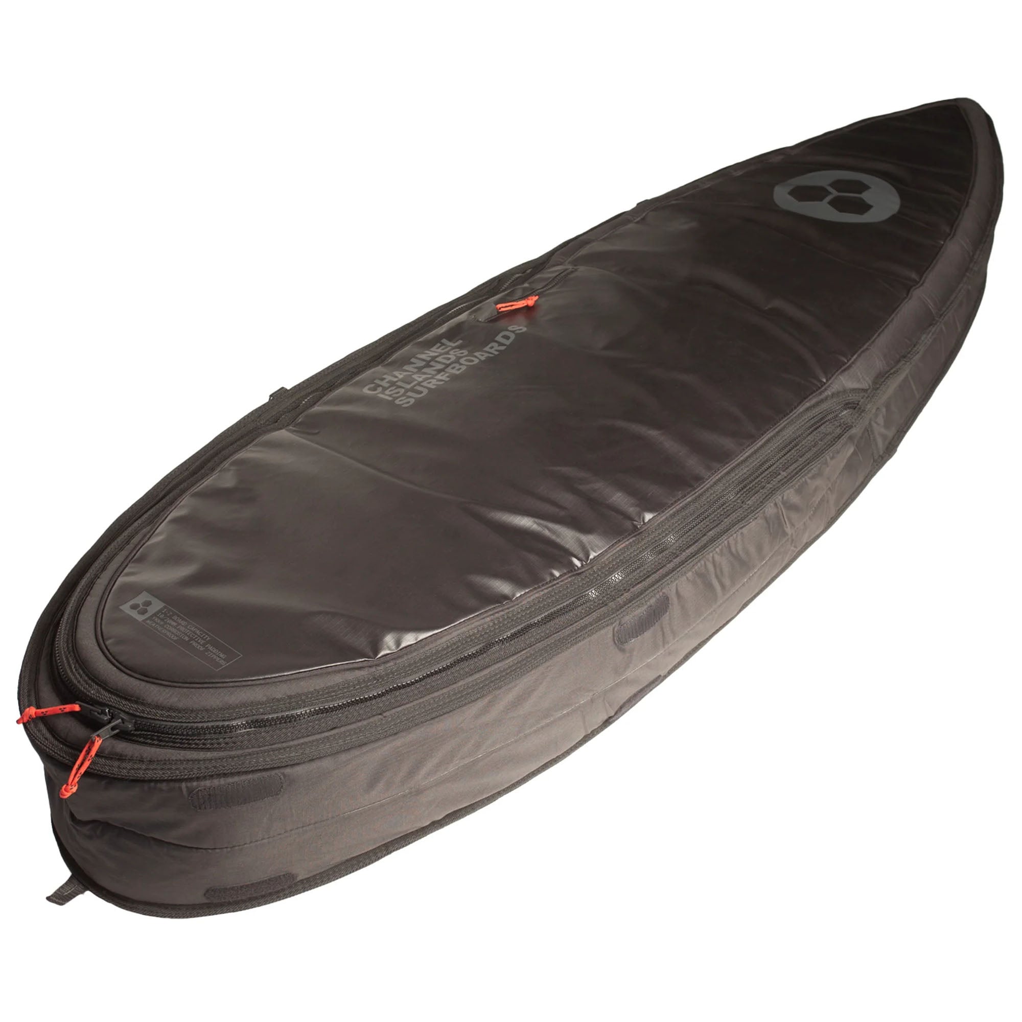 Channel Islands Traveler Single/Double Shortboard Surfboard Bag - Black