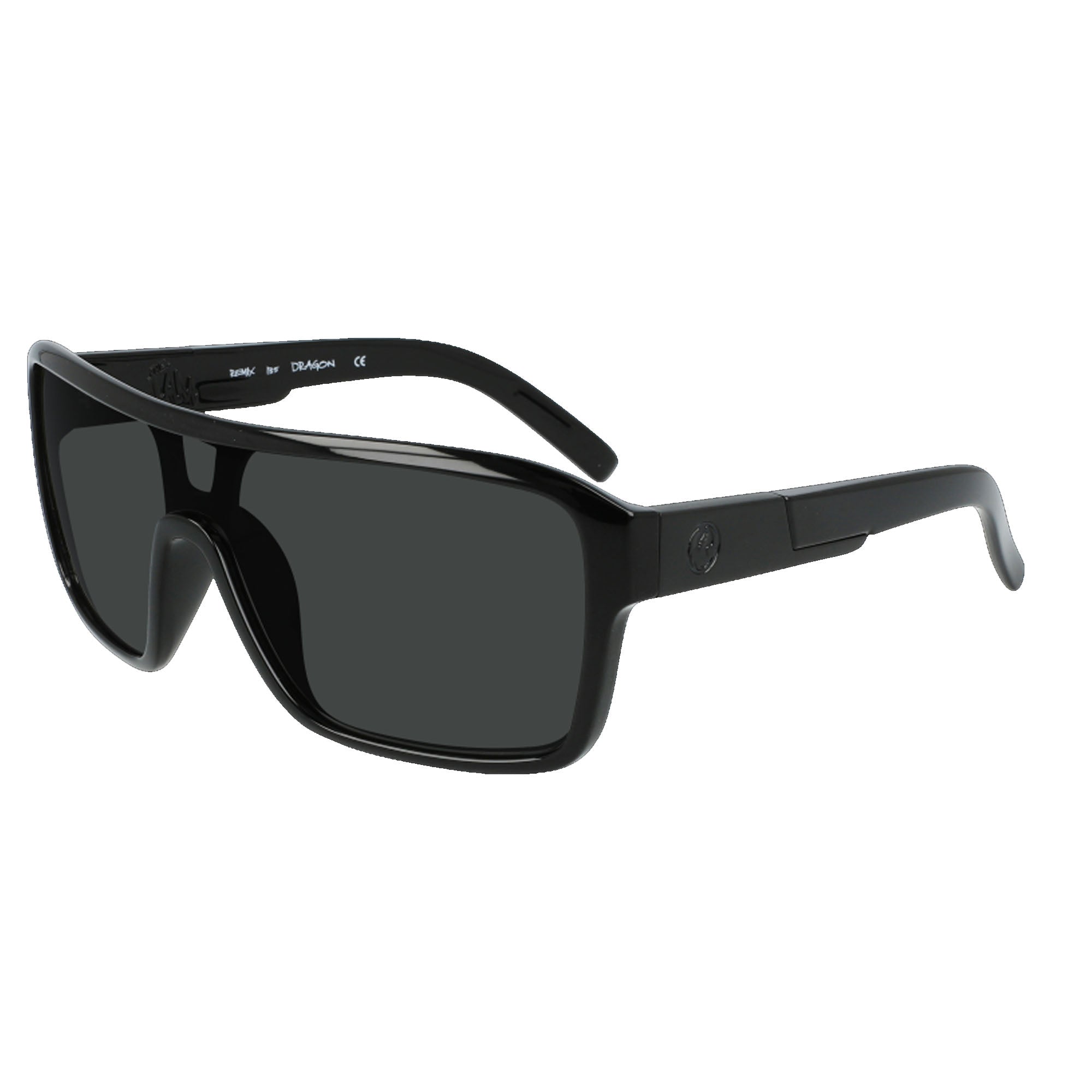 Dragon The Remix LL Men's Sunglasses - Jet/Smoke Polarized