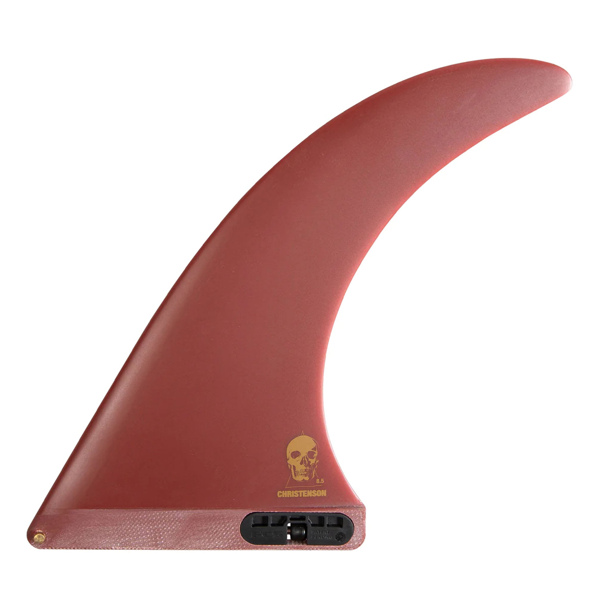 FCS II Christenson Performance Glass Longboard Fin - 8.5"/Red