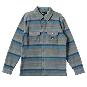 Quiksilver Surf Days Men's L/S Fleece Flannel - Grey