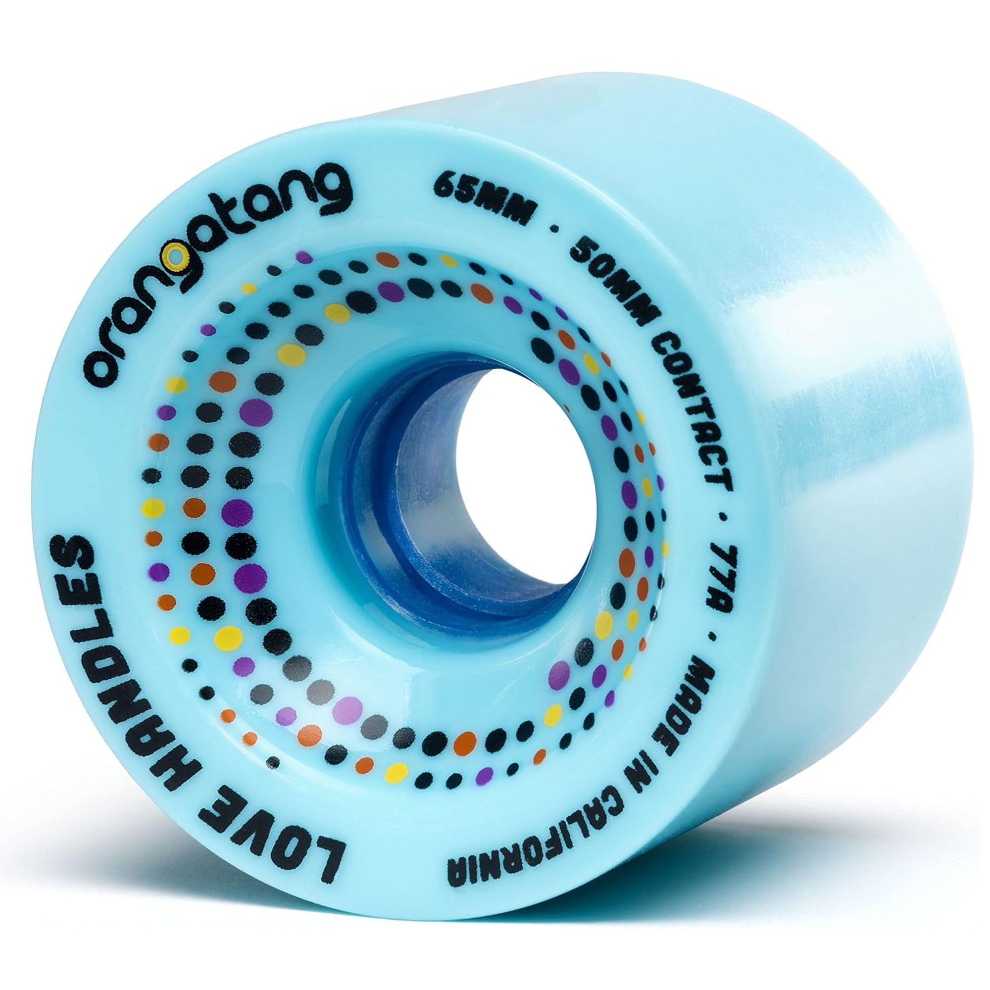 Orangatang Love Handles 65mm 77a Longboard Skateboard Wheels - Blue