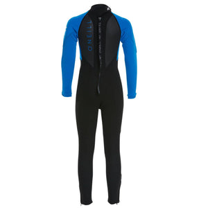 O'Neill Reactor-2 3/2mm Youth Back Zip Fullsuit Wetsuit - Black/Ocean