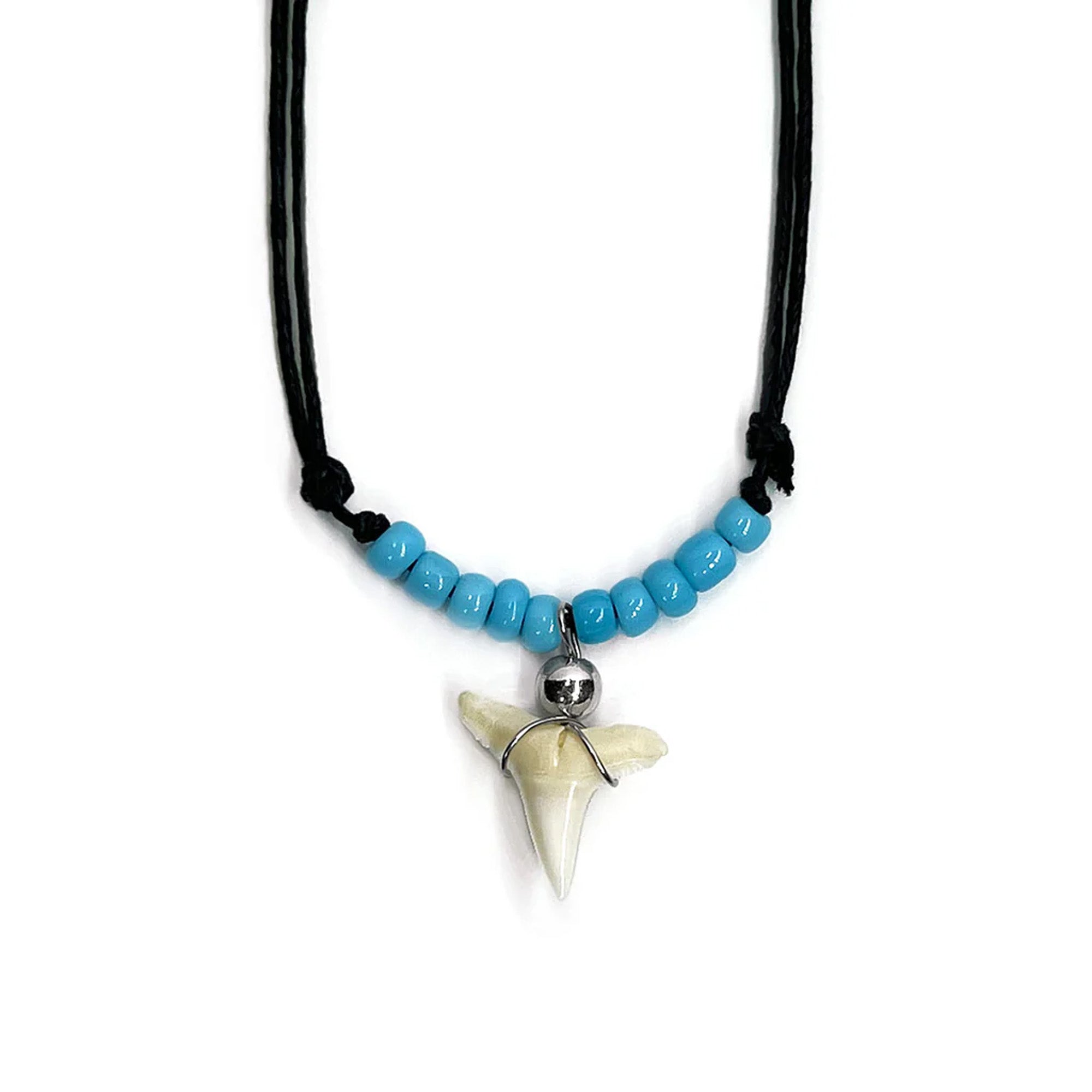 Oh Yeah Shark Tooth Necklace - Blue