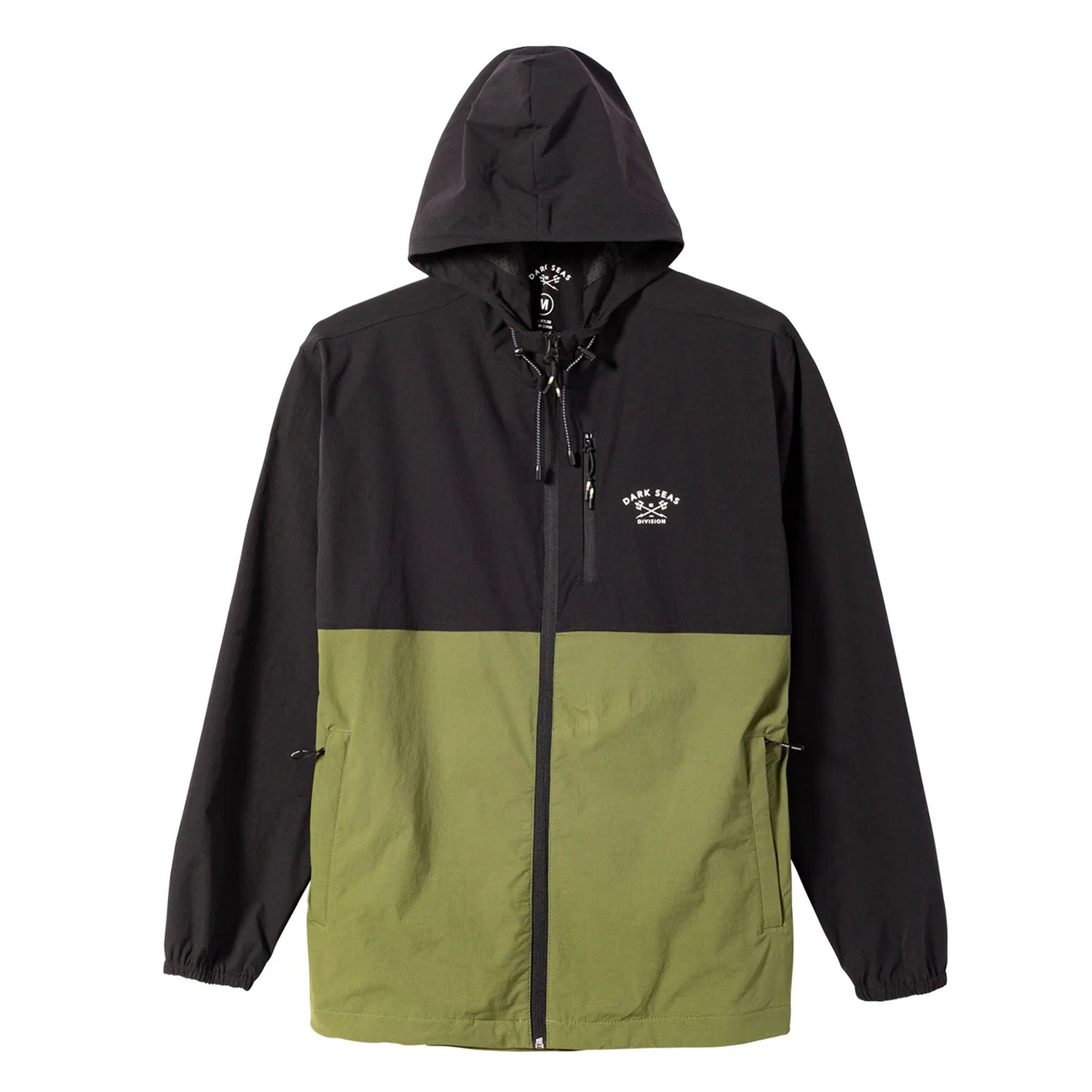 Dark Seas Breaker Men's Jacket - Black/Olive