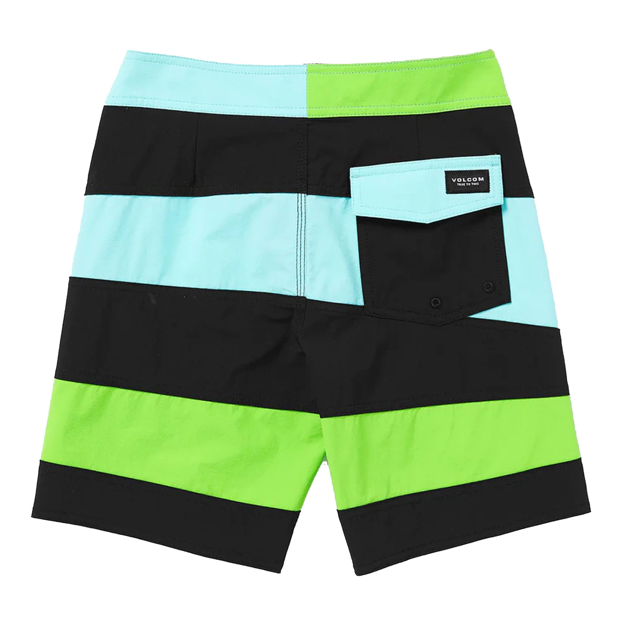 Volcom Marine Time Mod Liberator Youth Boy's Boardshorts - Crete Blue