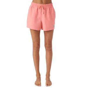 O'Neill Boneyard 3" Youth Girl's Boardshorts - Burnt Coral