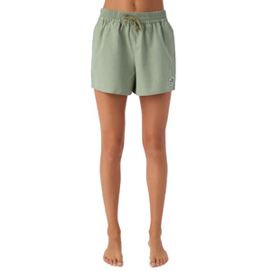 O'Neill Boneyard 3" Youth Girl's Boardshorts - Oil Green