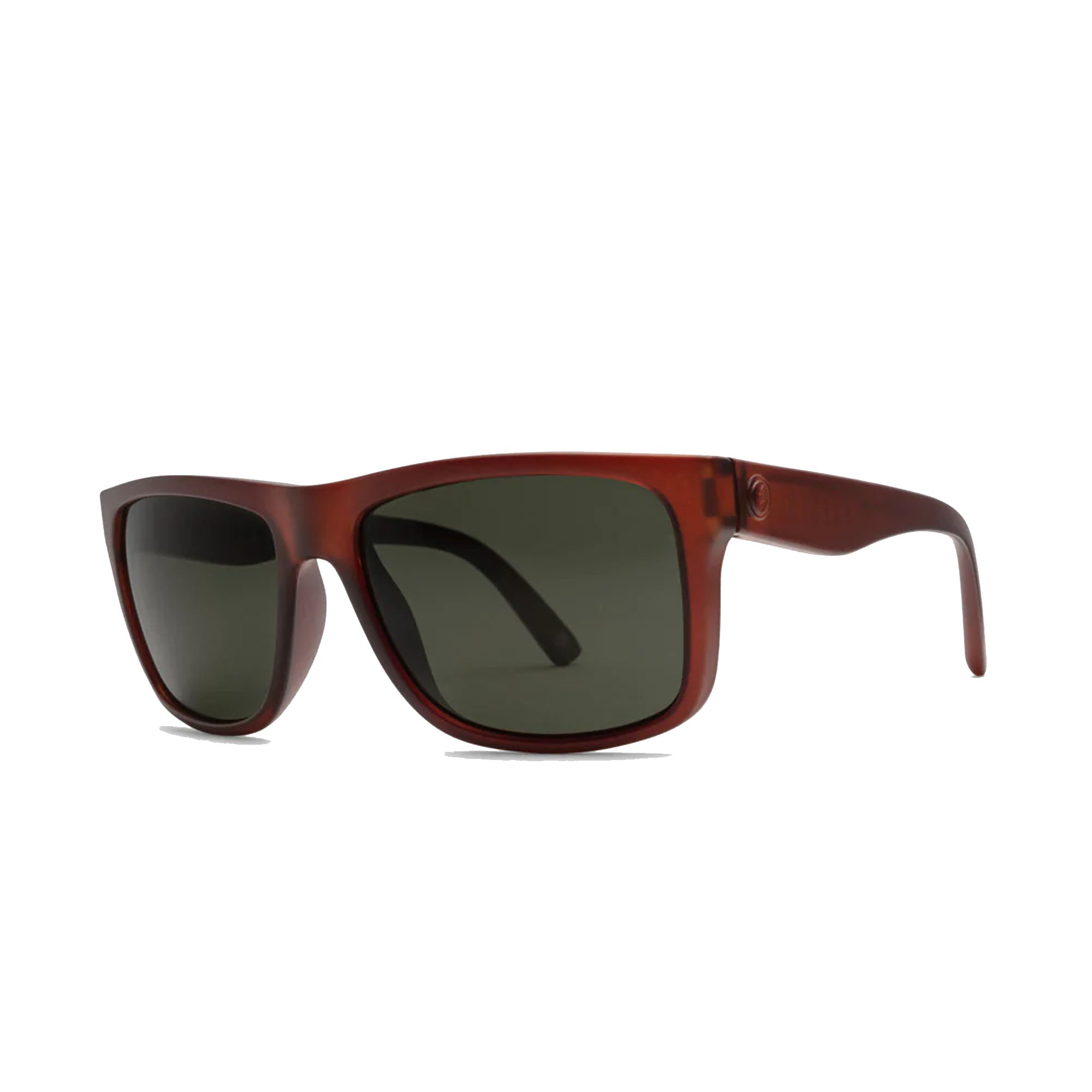 Electric Swingarm XL Men's Sunglasses - Matte Brick/Grey Polarized