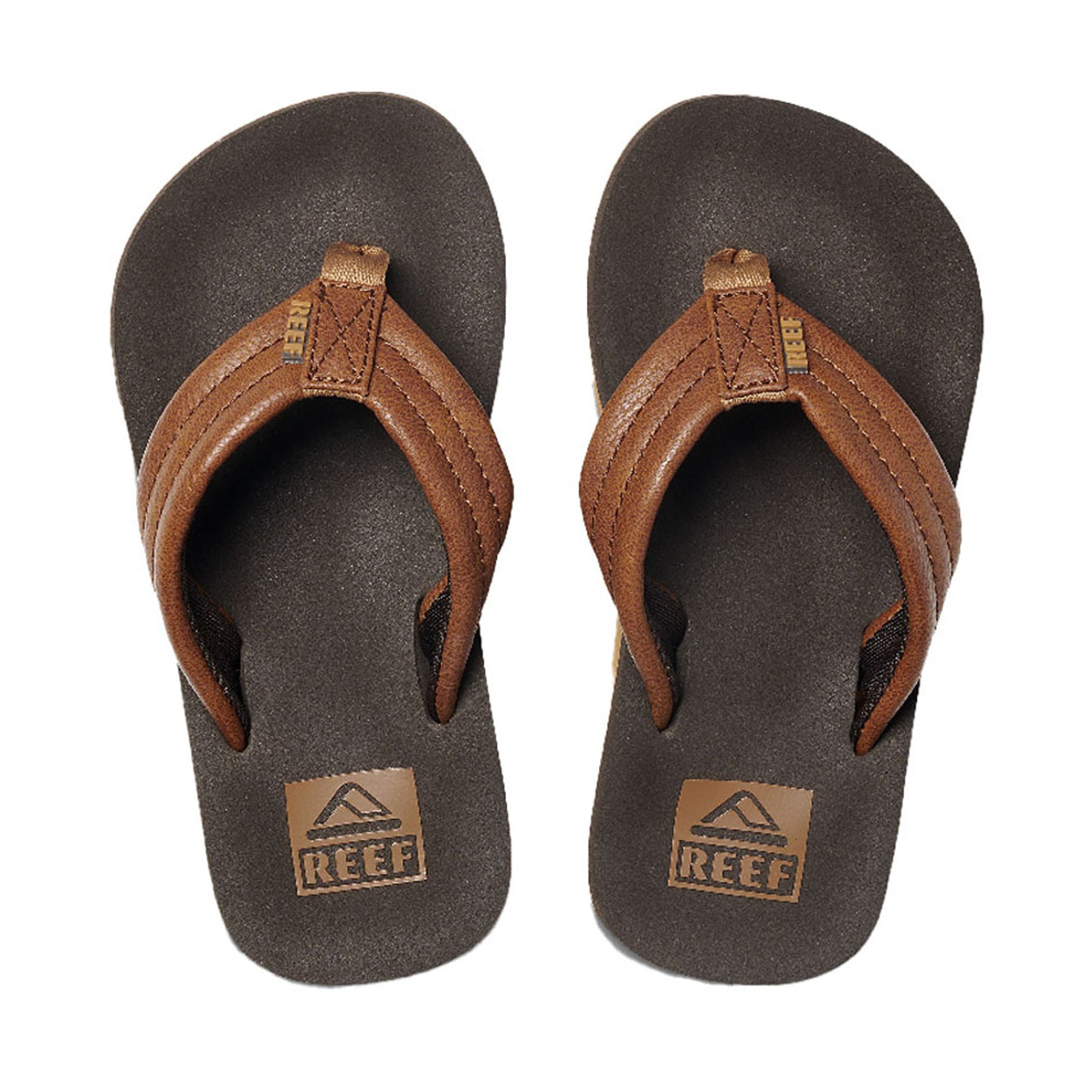 Reef Little Ahi Youth Boy's Sandals - Brown