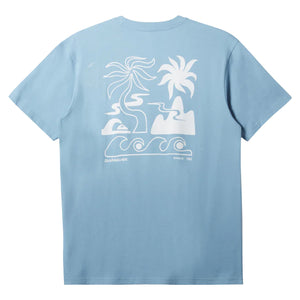 Quiksilver Tropical Breeze Men's S/S T-Shirt - Blue