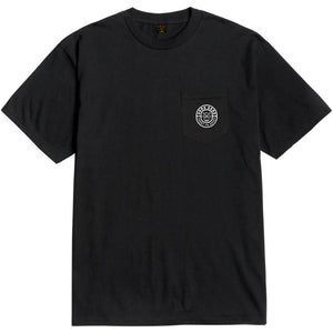 Dark Seas Button Down Pocket Men's S/S T-Shirt - Black