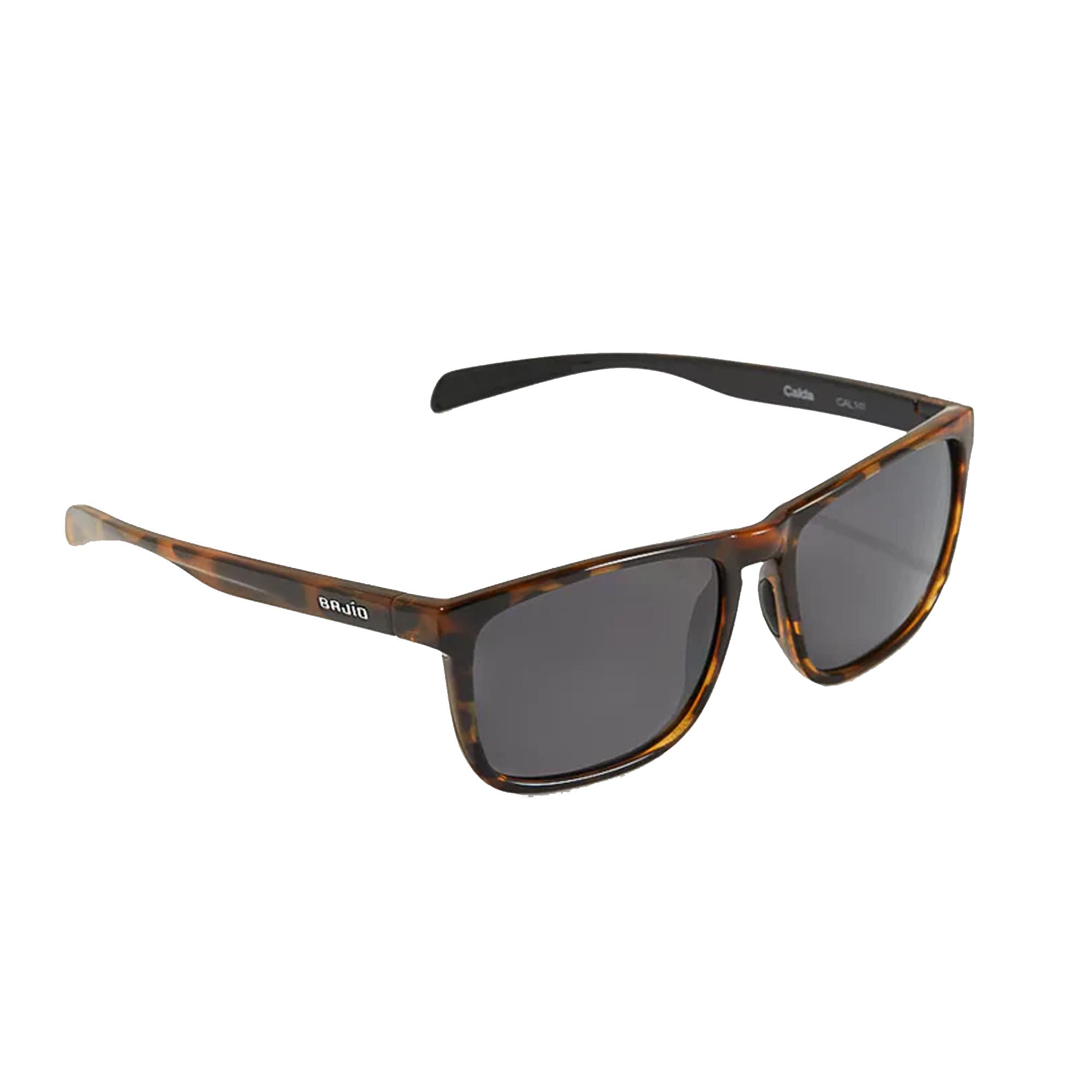 Bajio Calda Small Men's Sunglasses - Brown Tortoise Gloss/Green Mirror Polarized