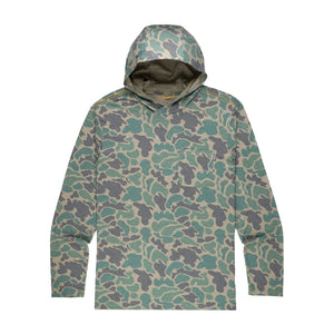 Marsh Wear Buxton Hagood Performance Men's L/S Hoodie - Green Mallard Camo