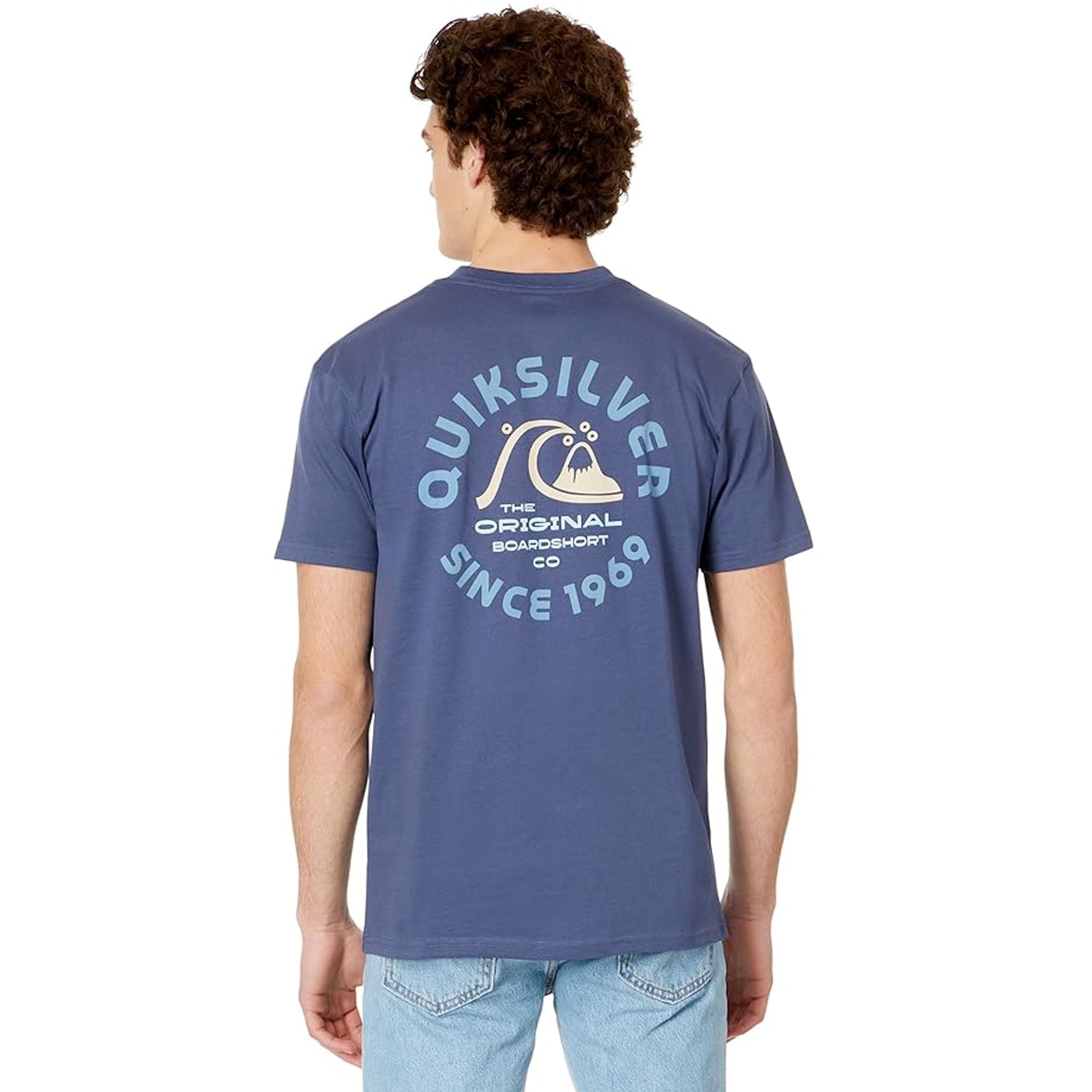 Quiksilver Ice Cold Men's S/S T-Shirt - Blue