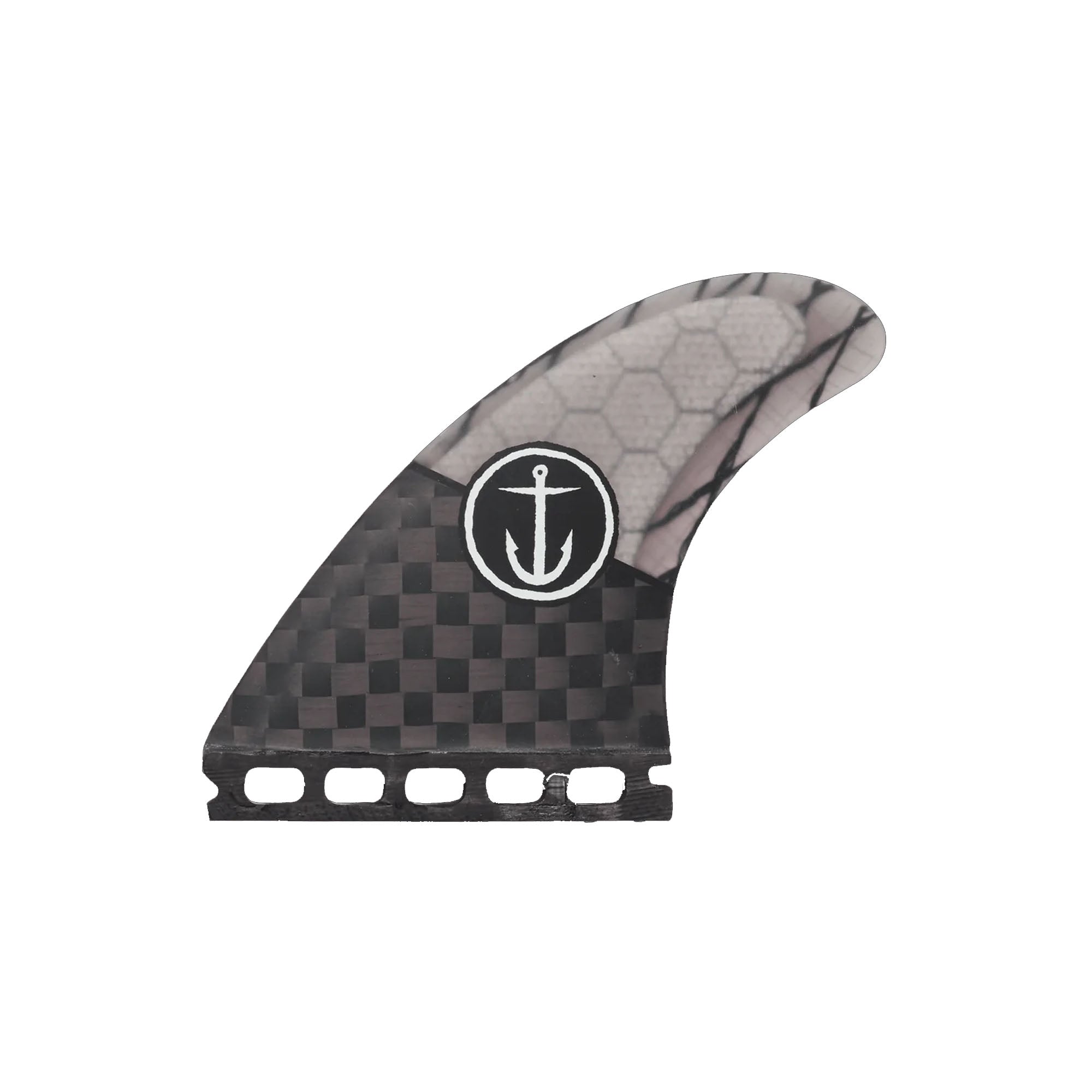 Captain Fin Co. CF Quickness Futures Surfboard Tri Fins - Medium/Black