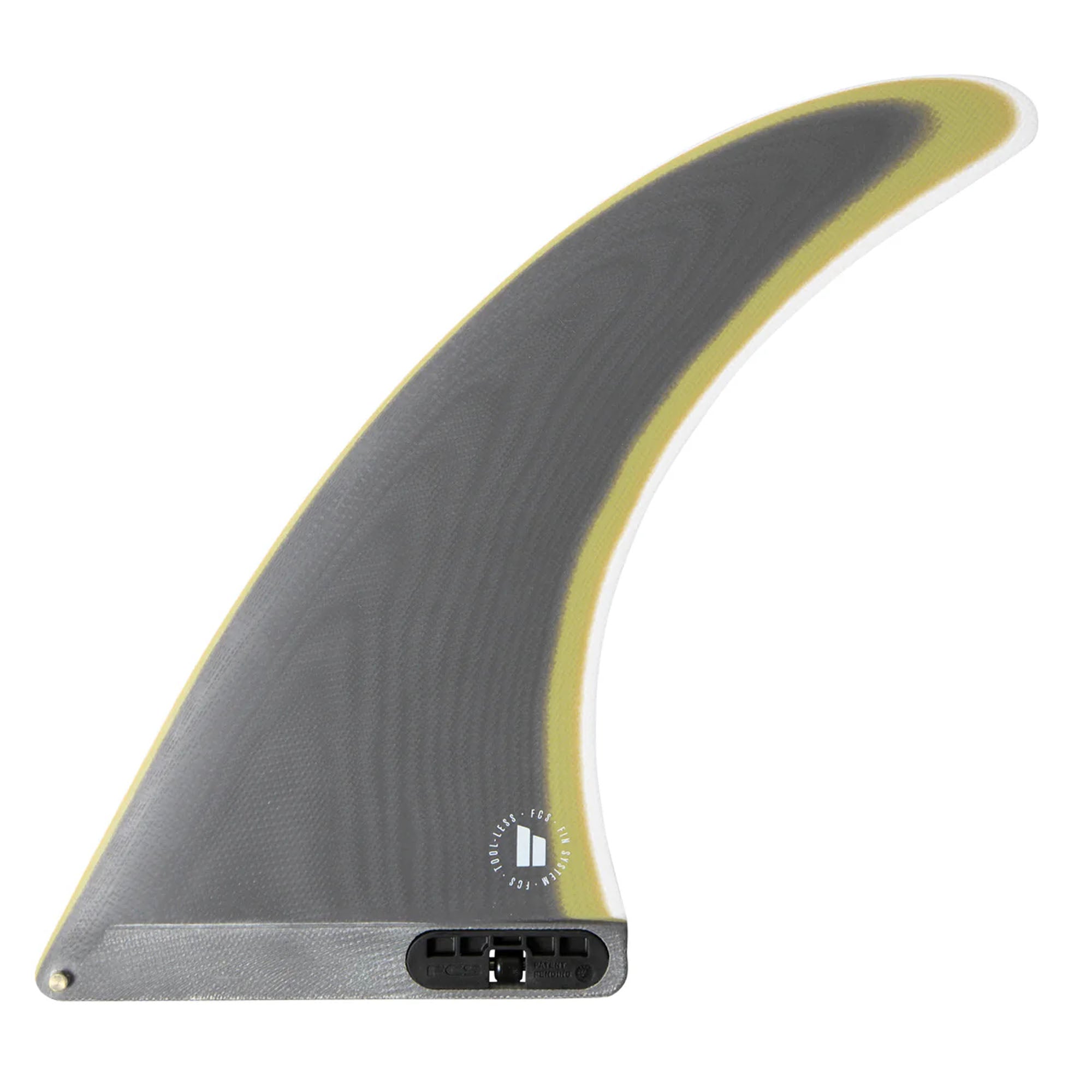 FCS II Clique Performance Glass 8" Longboard Fin - Charcoal