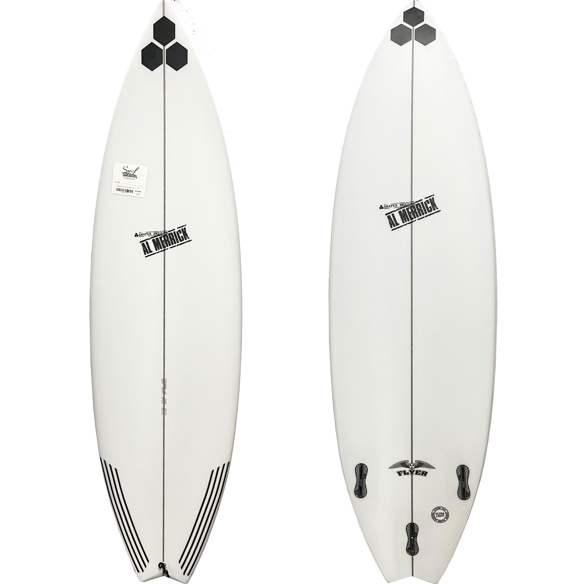 Channel Islands OG Flyer Swallow Surfboard - FCS II