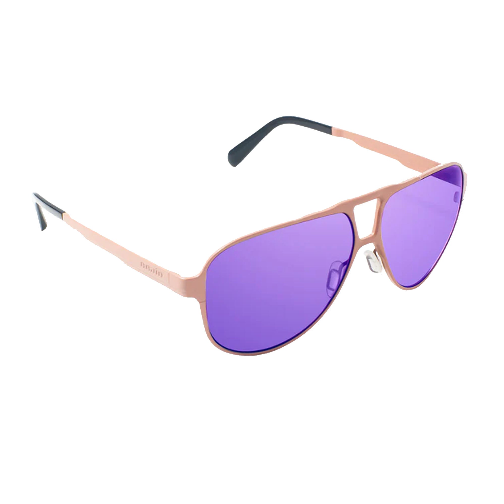 Bajio Clink X-Large Women's Sunglasses - Taupe Matte/Violet Mirror Polarized