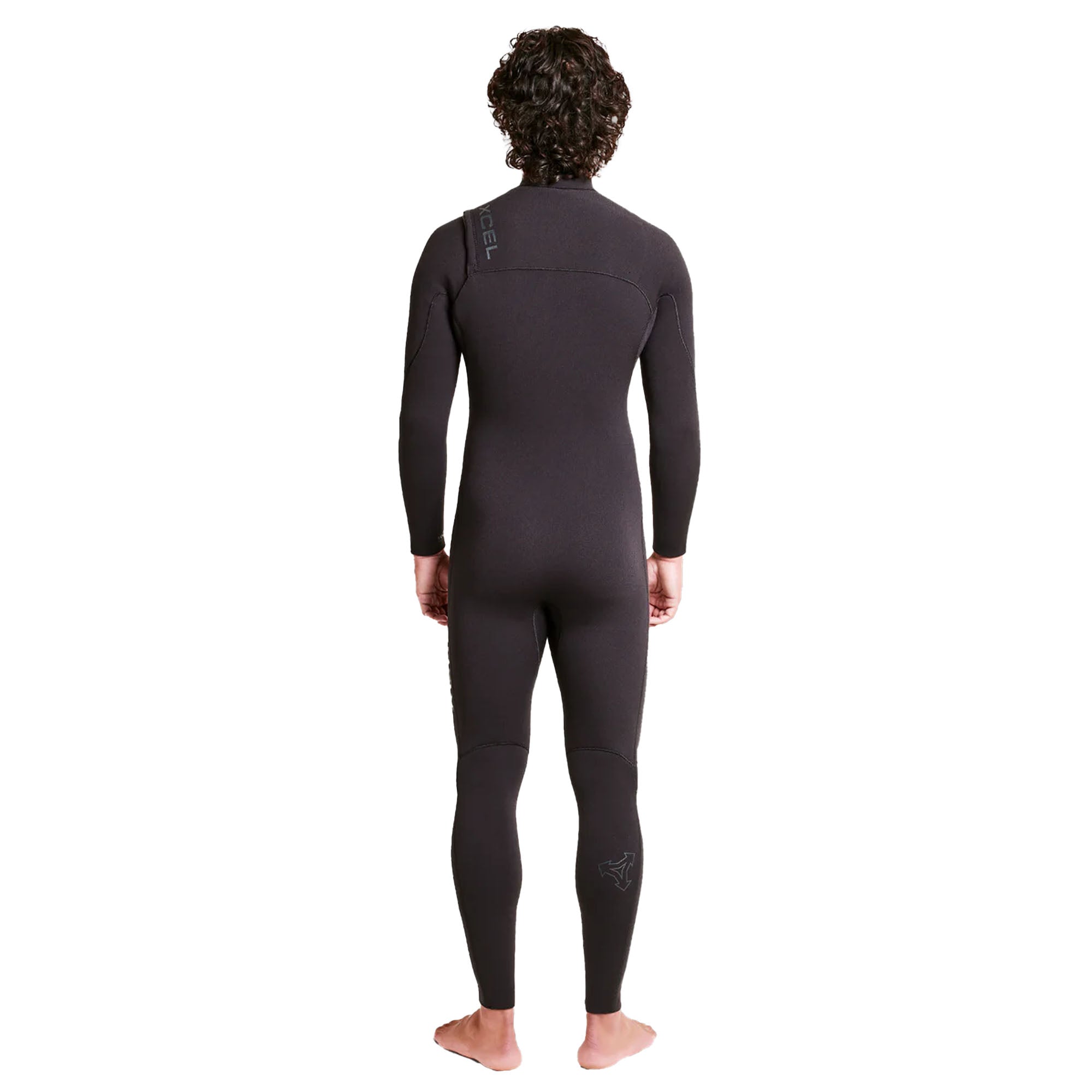 Xcel Comp+ 3/2mm Chest-Zip Men's Fullsuit Wetsuit - Black