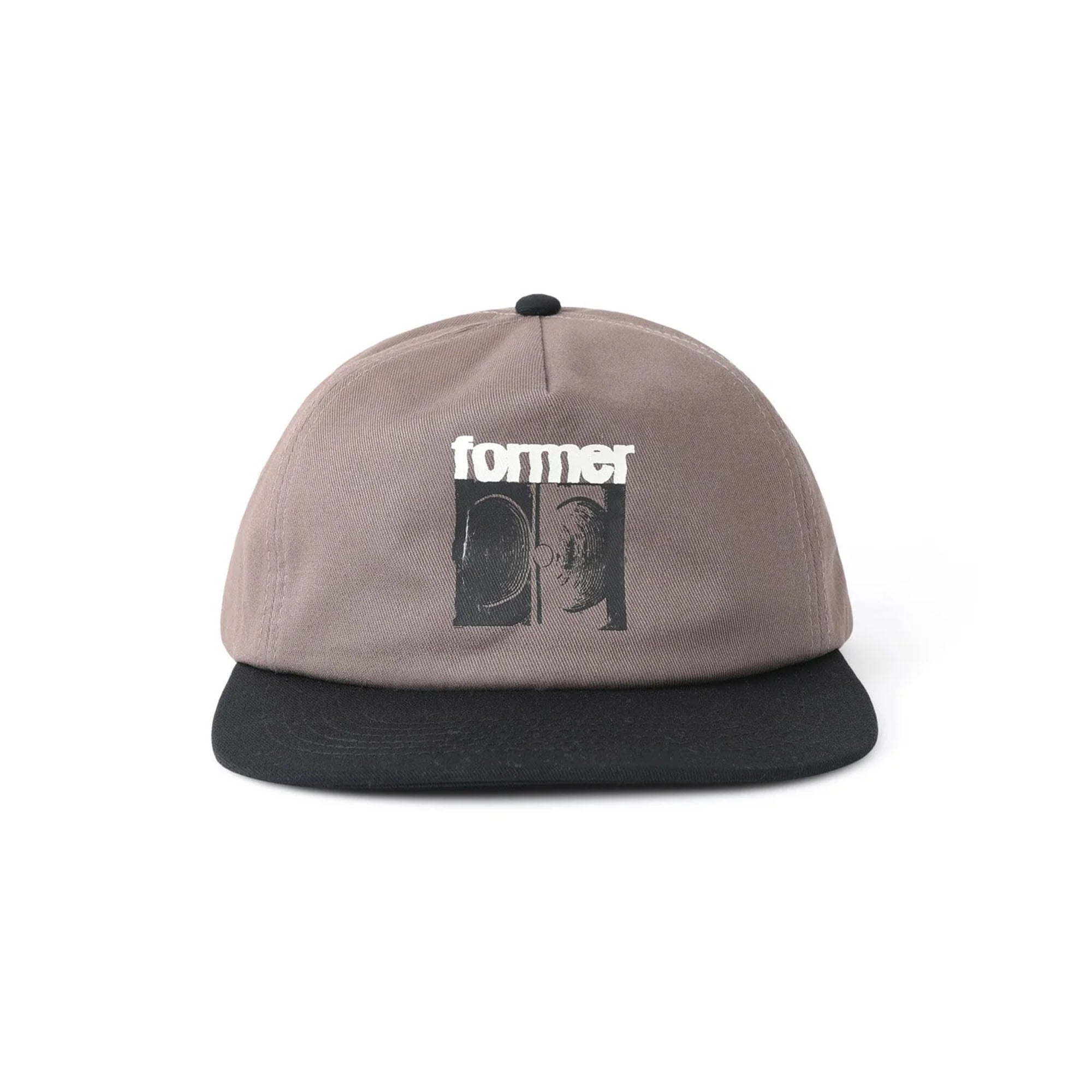 Former Pitch Crux Men's Snapback Hat - Pecan/Black