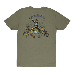 Marsh Wear Coastal Cowboy Men's S/S T-Shirt - Olive