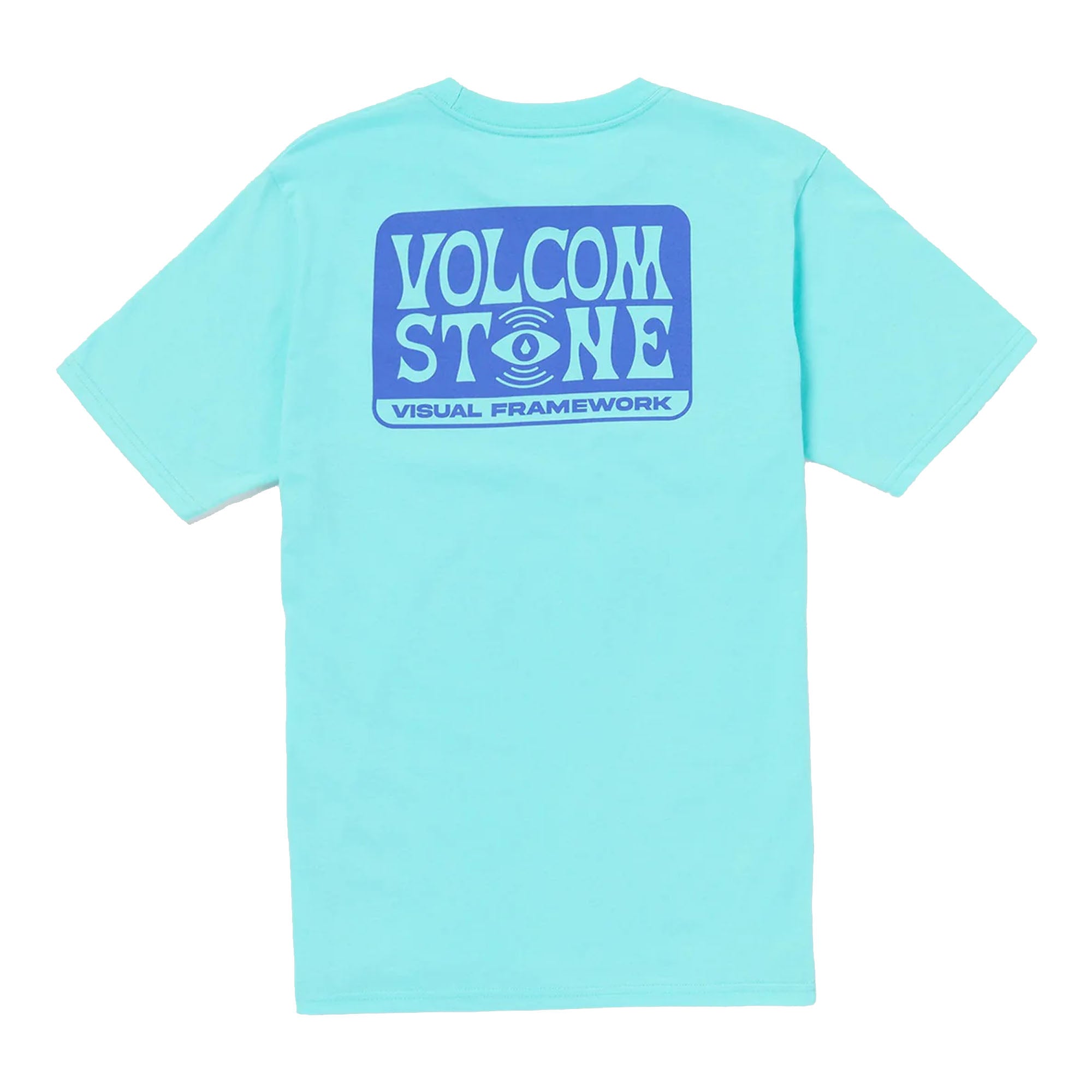 Volcom Viz Fray Men's S/S T-Shirt - Crete Blue