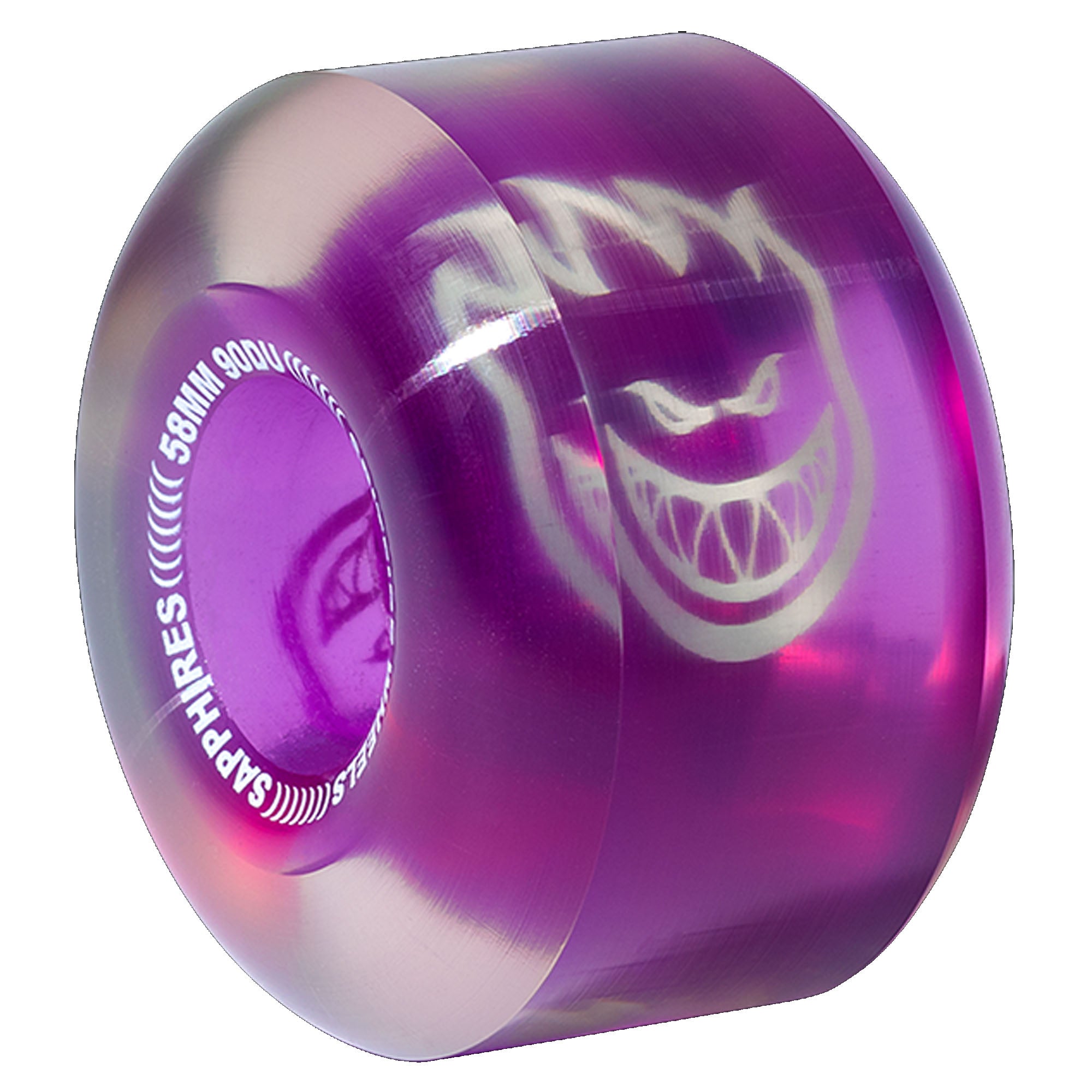 Spitfire Sapphire 58mm 90DU Cruiser Skateboard Wheels - Purple