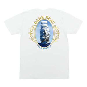 Dark Seas Go By Sea Men's S/S T-Shirt - White