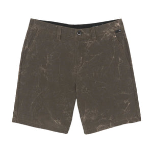 Volcom Stone Faded Hybrid 19" Men's Walkshorts - Dark Brown