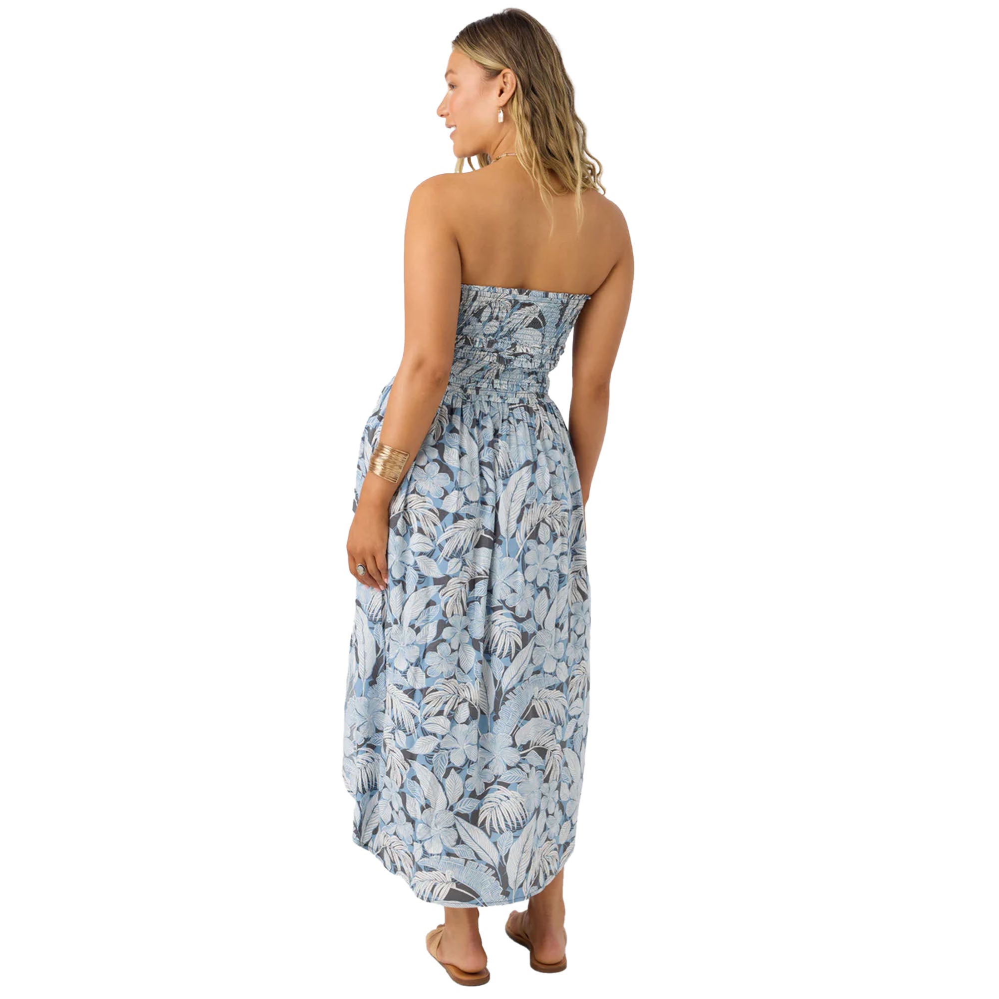 O'Neill Devyn Palmetto Floral Midi Women's Dress - Slate