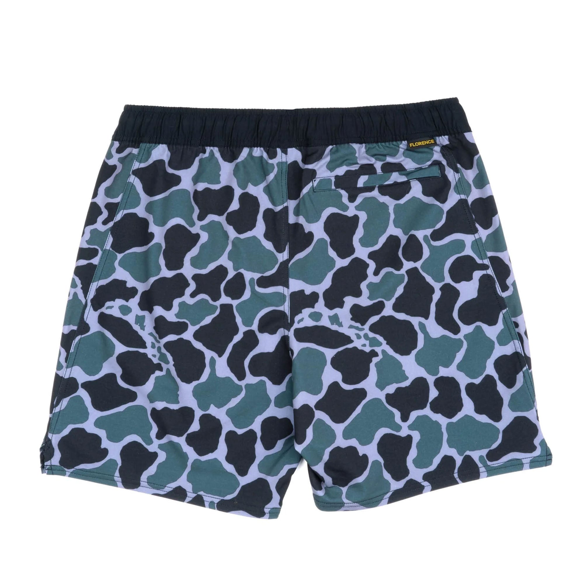 Florence Marine X Standard Issue Elastic Men's Boardshorts - Dark Emerald Camo