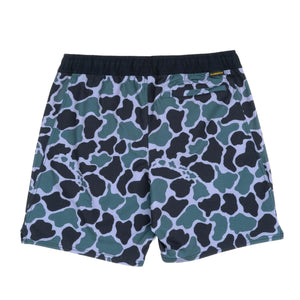 Florence Marine X Standard Issue Elastic Men's Boardshorts - Dark Emerald Camo