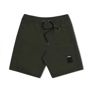 Former Swans Baggy 18" Men's Boardshorts - Deep Olive