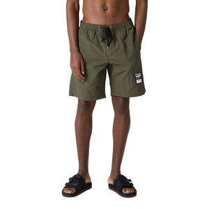 Former Swans Baggy 18" Men's Boardshorts - Deep Olive