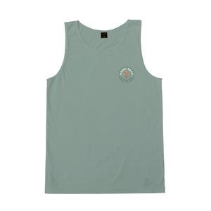 Dark Seas Navigator Pigment Men's Tank Top - Green