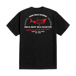 Dark Seas Charter Men's S/S T-Shirt - Black