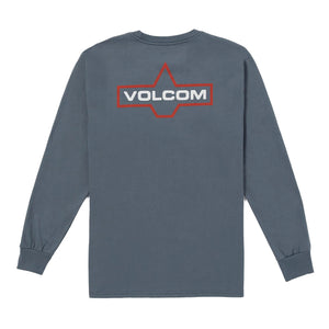 Volcom Branded Iron Men's L/S Shirt - Dark Slate