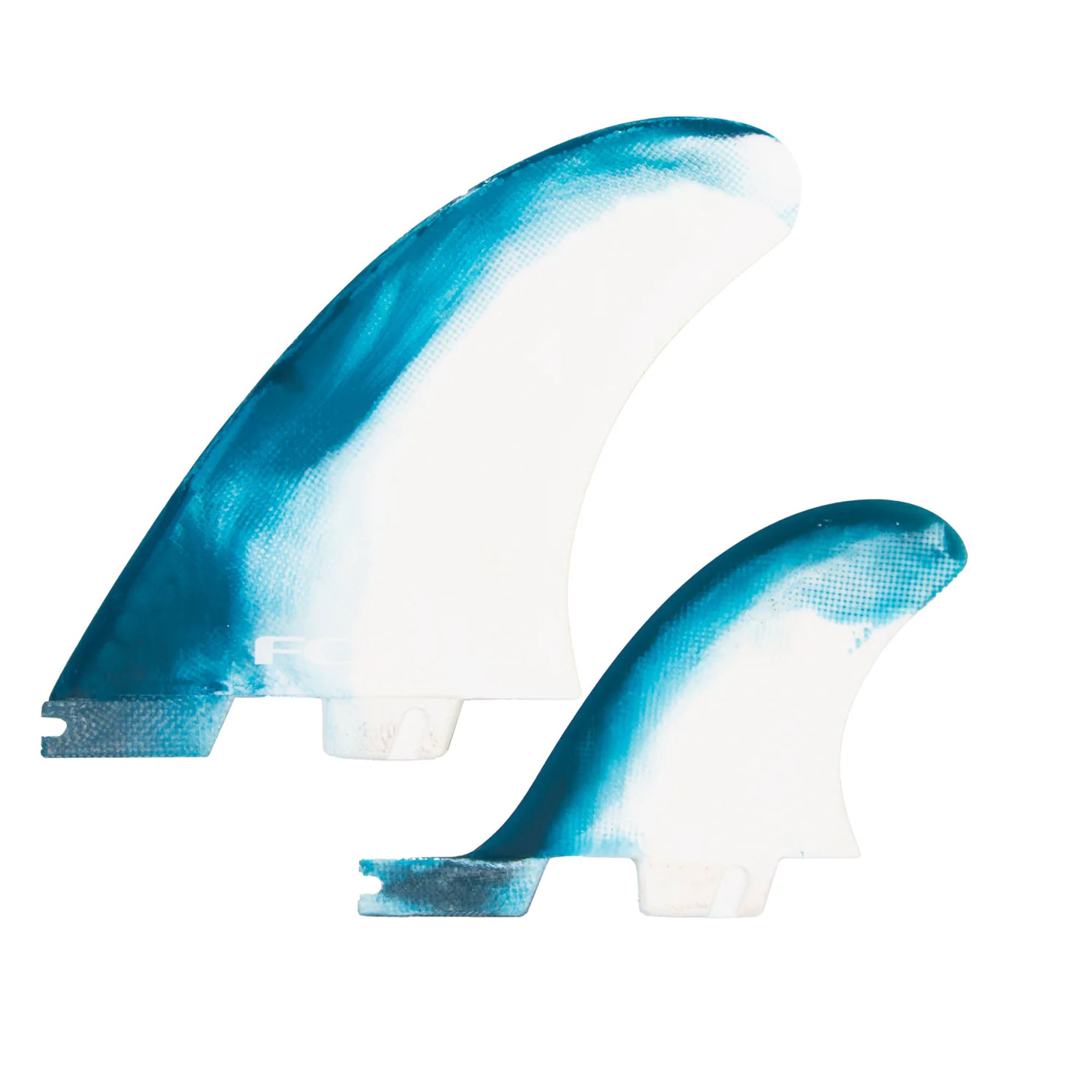 FCS II MR PC X-Large Twin + Stabilizer Fin Set - Dusty Blue